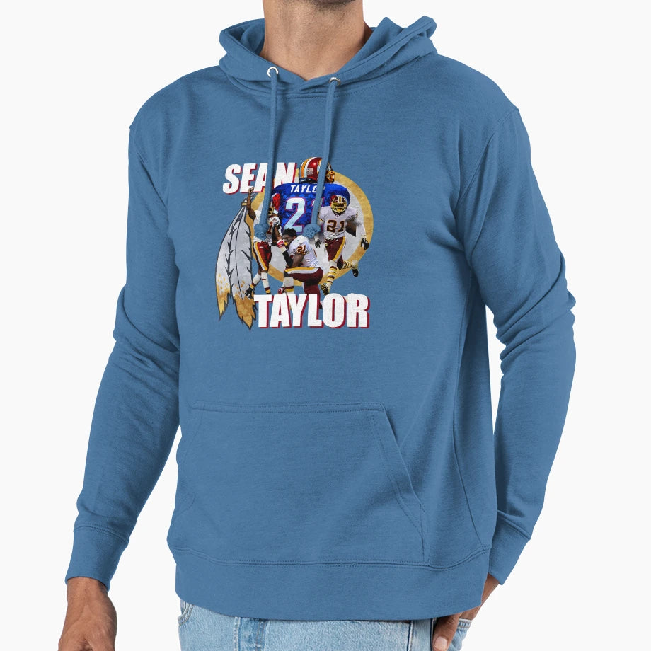 Nfl Sean Taylor Washington Football Hoodie - Casual Everyday Wear Unisex - T-Shirt, Sweatshirt, Hoodie