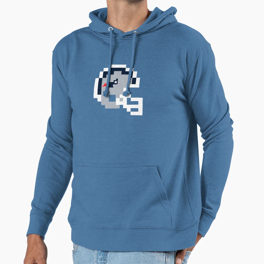 8 Bit Pats Helmet Hoodie - Graphic Print Unisex - T-Shirt, Sweatshirt, Hoodie