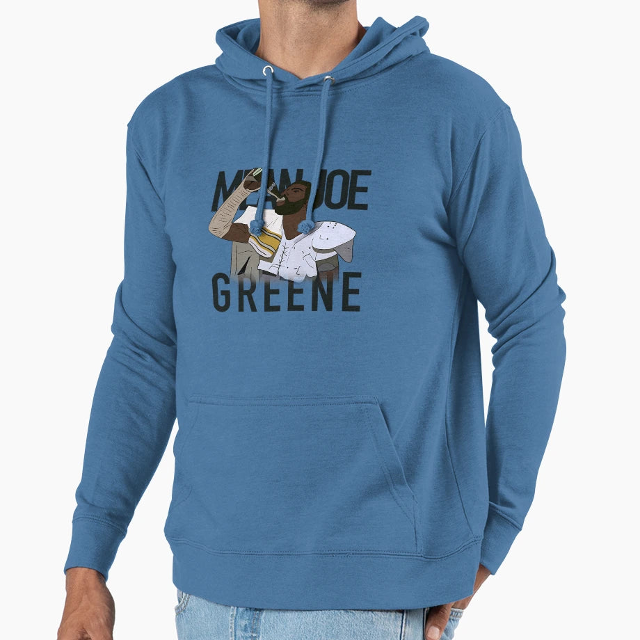 Mean Joe Greene Commercial Hoodie - Aesthetic Graphic for Adults - T-Shirt, Sweatshirt, Hoodie
