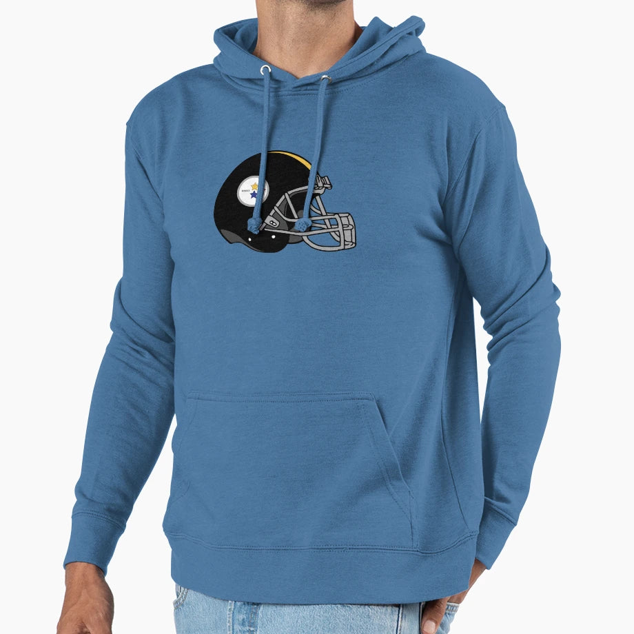 Hypocycloid Pittsburgh Sports Helmet Hoodie - Unique Graphic Unisex - T-Shirt, Sweatshirt, Hoodie