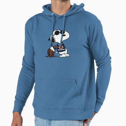 Joe Snoopy Chicago Bears Hoodie - Streetwear Style Men Women - T-Shirt, Sweatshirt, Hoodie