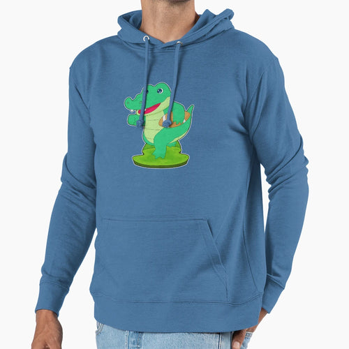 Crocodile American Football Sports Hoodie - Custom Art Print Men Women - T-Shirt, Sweatshirt, Hoodie