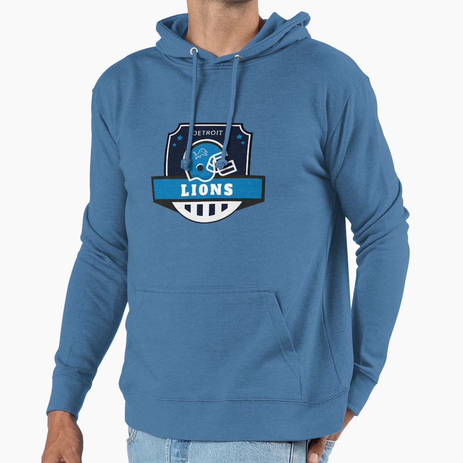 Art Detroit Lions Hoodie - Graphic Print Unisex - T-Shirt, Sweatshirt, Hoodie