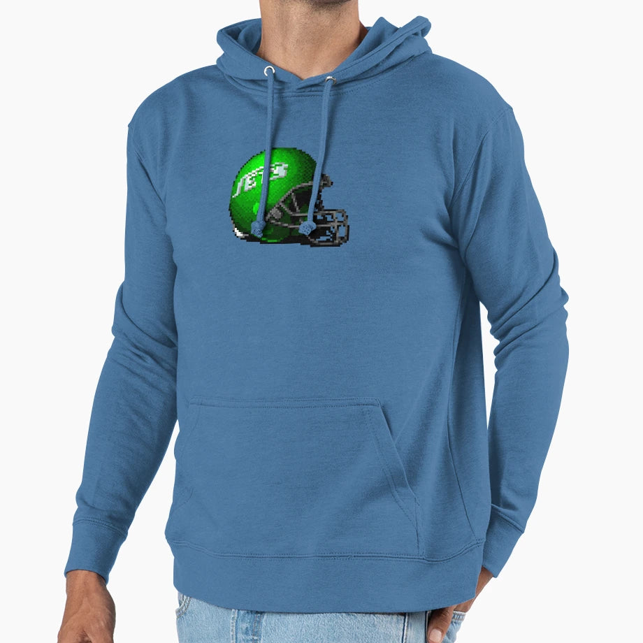 Jets Helmet Sprite Hoodie - Unique Graphic Unisex - T-Shirt, Sweatshirt, Hoodie
