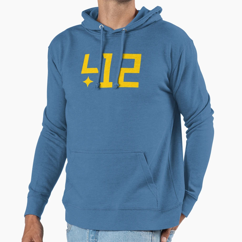 Best Selling 412 Pittsburgh T-Shirt - Fun Novelty Design for Adults - T-Shirt, Sweatshirt, Hoodie