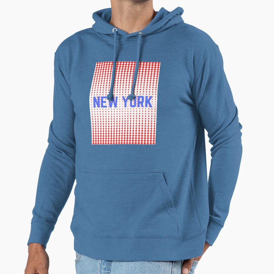 New York Dots 4 Hoodie - Aesthetic Graphic Men Women - T-Shirt, Sweatshirt, Hoodie