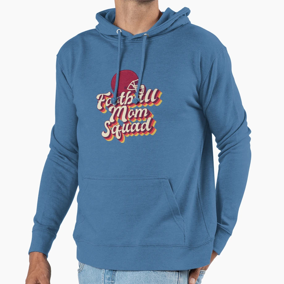 Football Mom Hoodie - Fun Novelty Design Unisex - T-Shirt, Sweatshirt, Hoodie