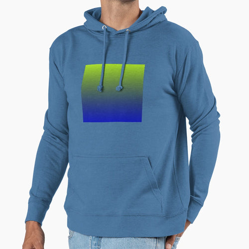 Green Blue Aesthetic Gradient Hoodie - Graphic Print for Adults - T-Shirt, Sweatshirt, Hoodie