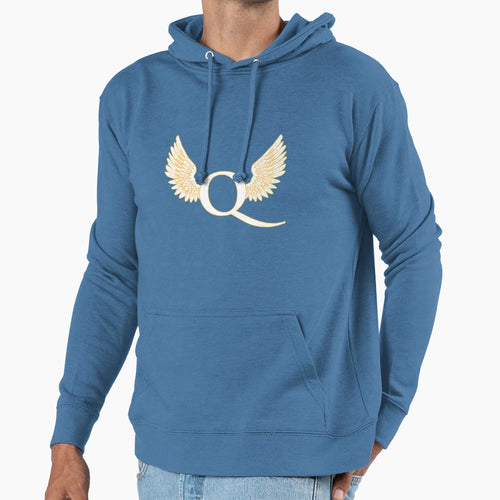 Q Angel Hoodie - Graphic Print Unisex - T-Shirt, Sweatshirt, Hoodie
