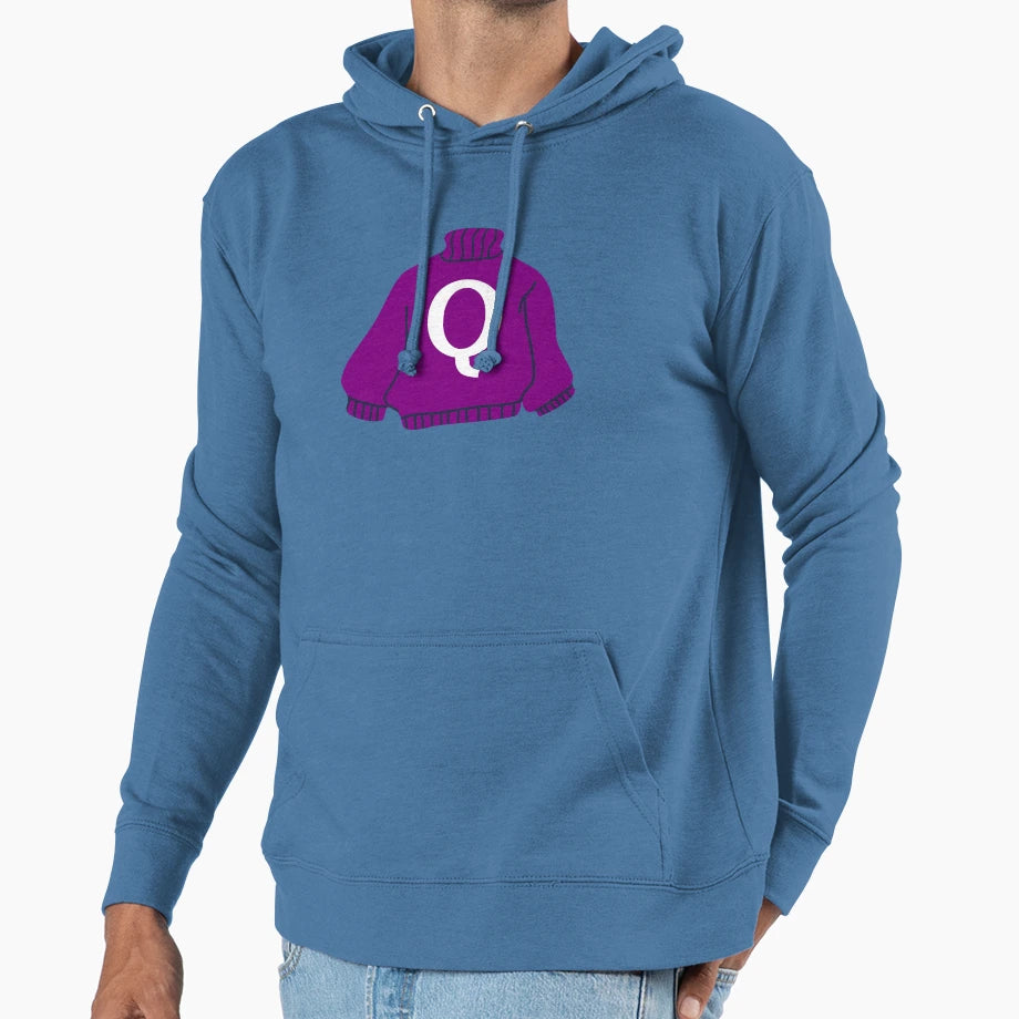 Letter Hoodie - Trendy Graphic for Adults - T-Shirt, Sweatshirt, Hoodie