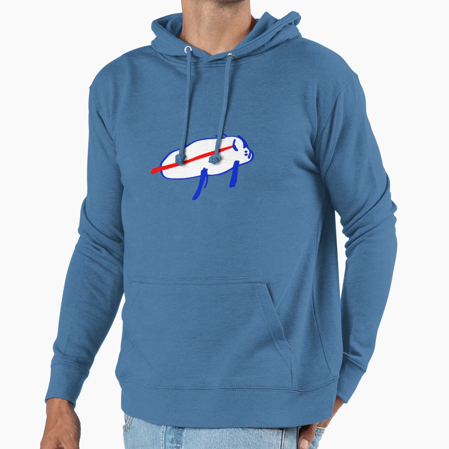 JA Potato Buffalo Drawing Hoodie - Novelty Apparel Unisex - T-Shirt, Sweatshirt, Hoodie