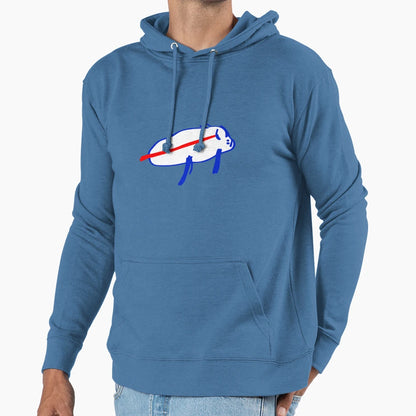 JA Potato Buffalo Drawing Hoodie - Novelty Apparel Unisex - T-Shirt, Sweatshirt, Hoodie