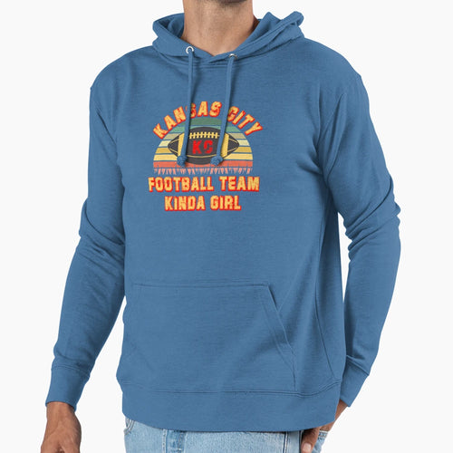 Kansas City Football Kinda Jersey Hoodie - Graphic Print Men Women - T-Shirt, Sweatshirt, Hoodie
