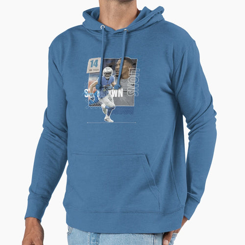 Amon Ra St Brown Detroit Lions Football Art Hoodie - Graphic Print Unisex - T-Shirt, Sweatshirt, Hoodie