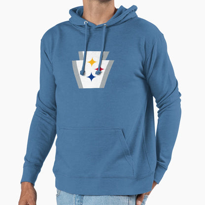 Pittsburgh Football Keystone Hoodie - Custom Art Print Men Women - T-Shirt, Sweatshirt, Hoodie