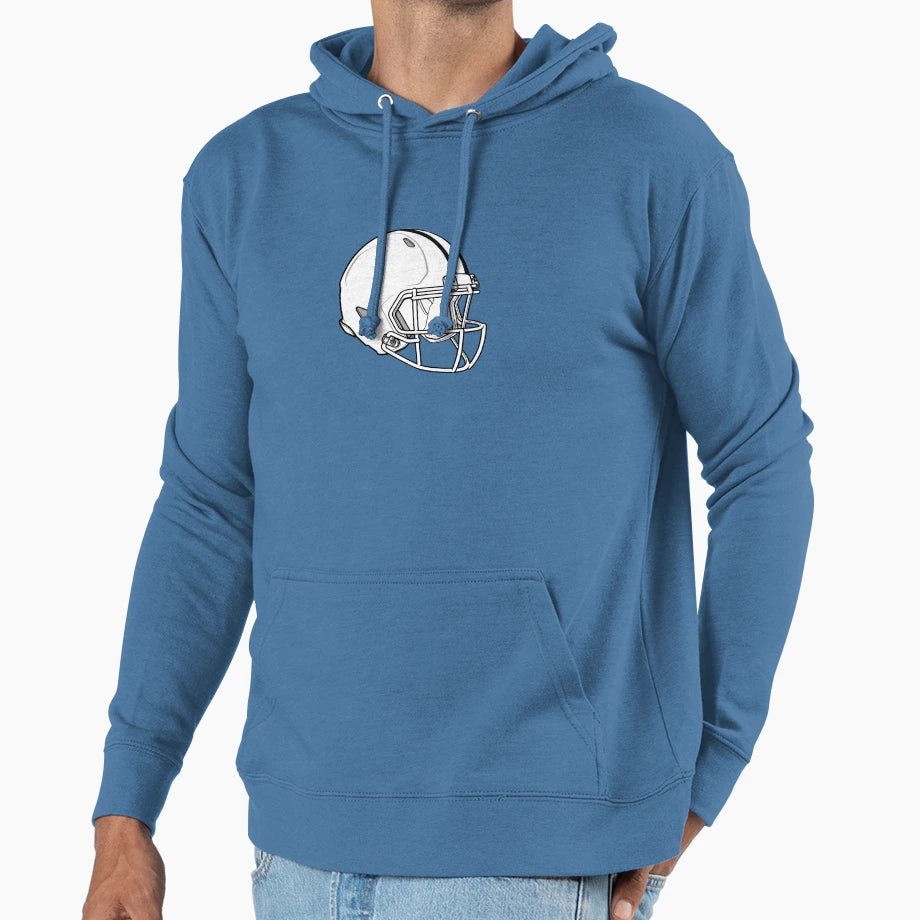 Football Helmet Hoodie - Streetwear Style Unisex - T-Shirt, Sweatshirt, Hoodie