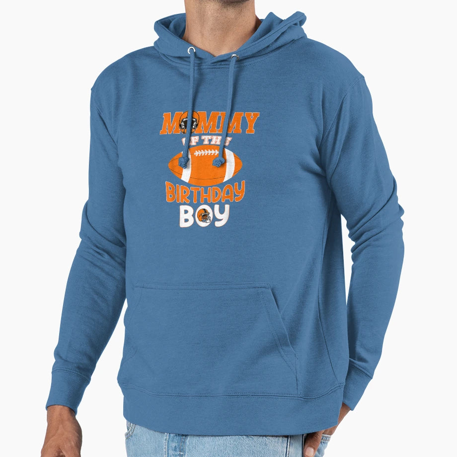 Mommy Birthday American Football Party T-Shirt - Novelty Apparel Unisex - T-Shirt, Sweatshirt, Hoodie