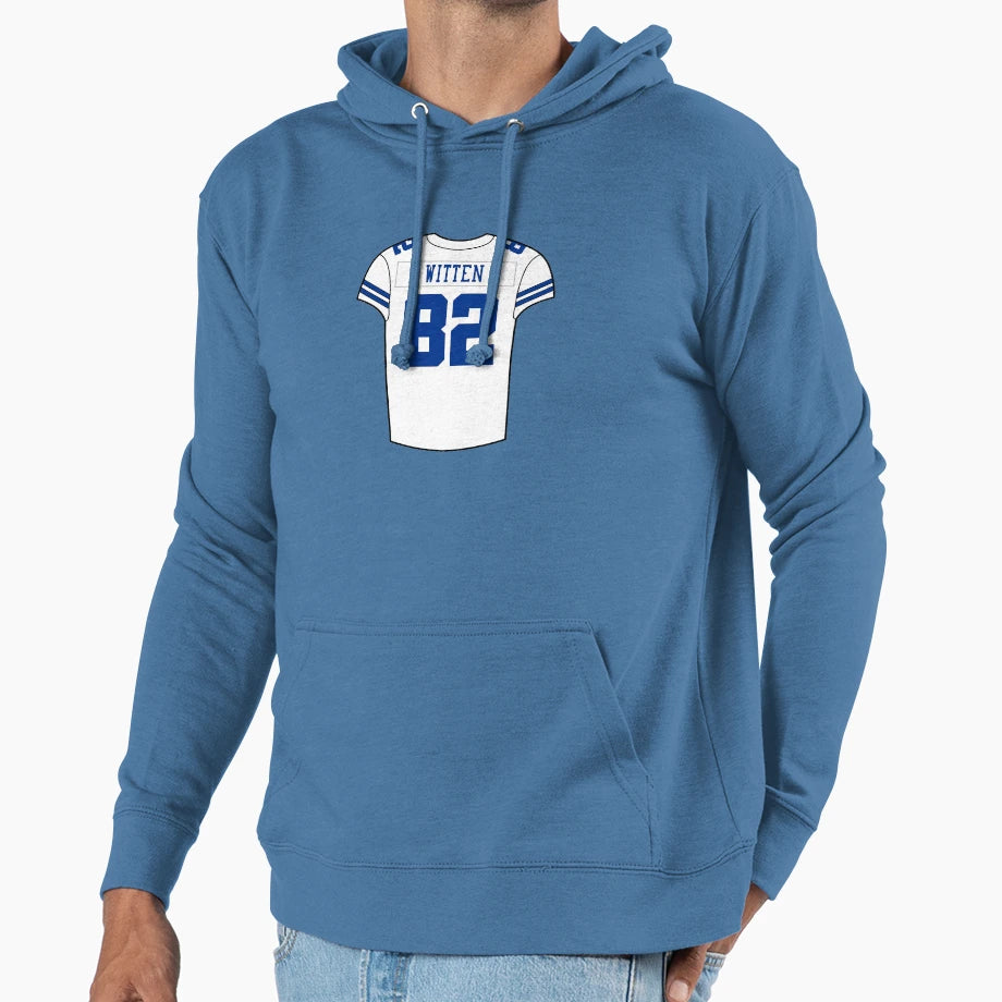 Jason Witten Home Jersey Hoodie - Casual Everyday Wear Unisex - T-Shirt, Sweatshirt, Hoodie