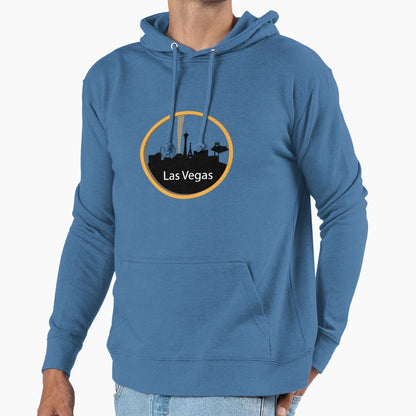 Las Vegas Skyline Hoodie - Minimalist Print for Adults - T-Shirt, Sweatshirt, Hoodie