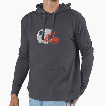 Patriots Helmet Hoodie - Minimalist Print Unisex - T-Shirt, Sweatshirt, Hoodie