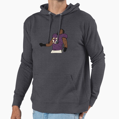 Ray Lewis Celebration Hoodie - Fun Novelty Design for Adults - T-Shirt, Sweatshirt, Hoodie