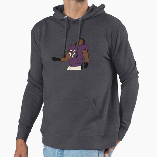 Ray Lewis Celebration Hoodie - Fun Novelty Design for Adults - T-Shirt, Sweatshirt, Hoodie