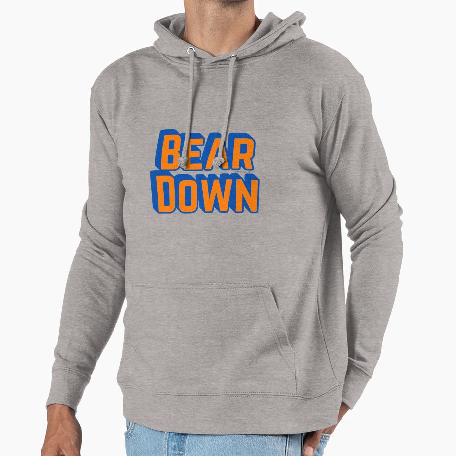 Bear Down Hoodie - Aesthetic Graphic Men Women - T-Shirt, Sweatshirt, Hoodie
