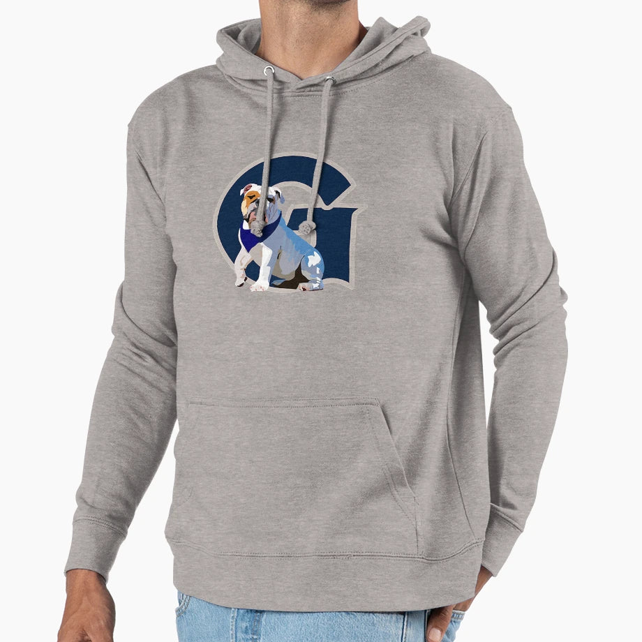 Georgetown Bulldog Hoodie - Streetwear Style for Adults - T-Shirt, Sweatshirt, Hoodie