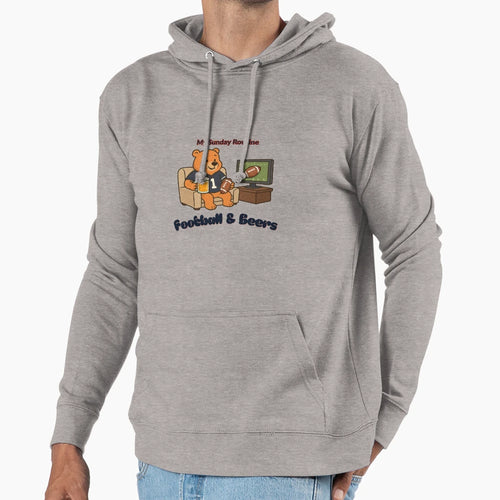 Intage Bears Football Beers Funny Game Day Hoodie - Graphic Print Men Women - T-Shirt, Sweatshirt, Hoodie