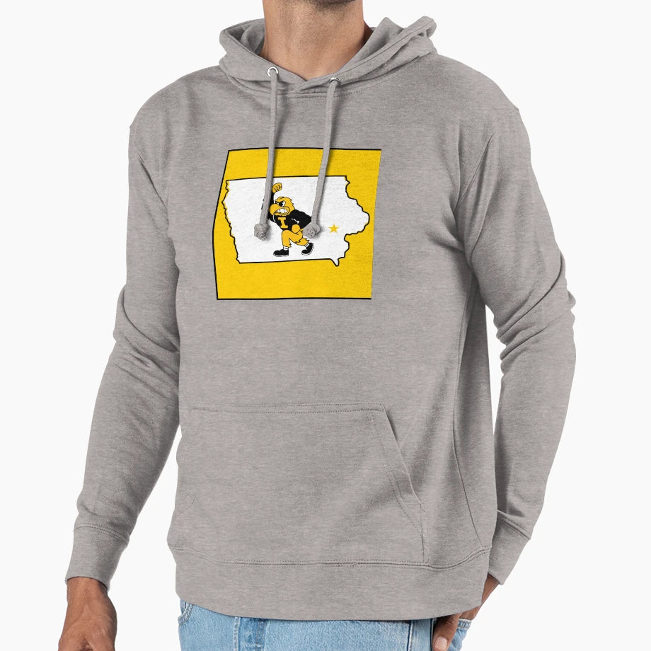 Iowa University Hoodie - Unique Graphic Unisex - T-Shirt, Sweatshirt, Hoodie