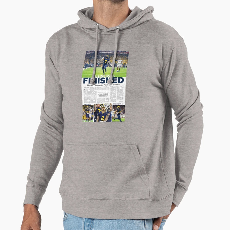 Michigan Daily Back Cover 1 10 24 Michigan Hoodie - Graphic Print Unisex - T-Shirt, Sweatshirt, Hoodie