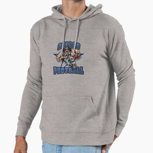 Dallas Football Hoodie - Minimalist Print Men Women - T-Shirt, Sweatshirt, Hoodie