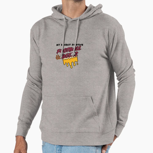 Cardinals Football Beers Funny Game Day Hoodie - Fun Novelty Design Unisex - T-Shirt, Sweatshirt, Hoodie