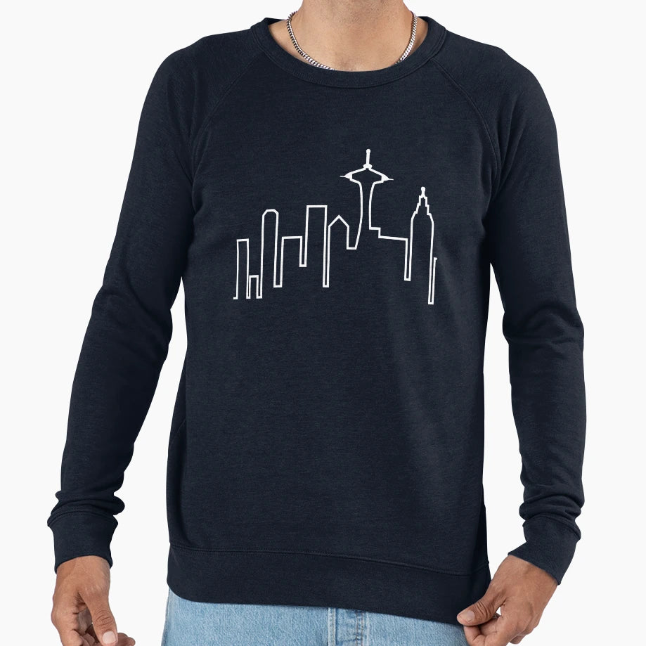 Seattle Skyline Frasier Sweatshirt - Unique Graphic Unisex - T-Shirt, Sweatshirt, Hoodie