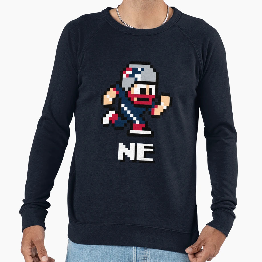 New England Patriots Tecmo Sweatshirt - Casual Everyday Wear Men Women - T-Shirt, Sweatshirt, Hoodie