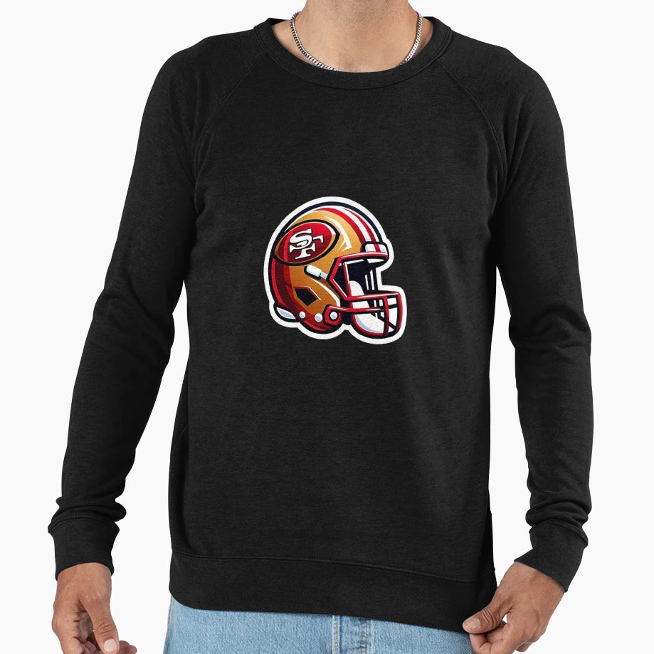 Red Gold Helmet Icon Sweatshirt - Aesthetic Graphic Men Women - T-Shirt, Sweatshirt, Hoodie