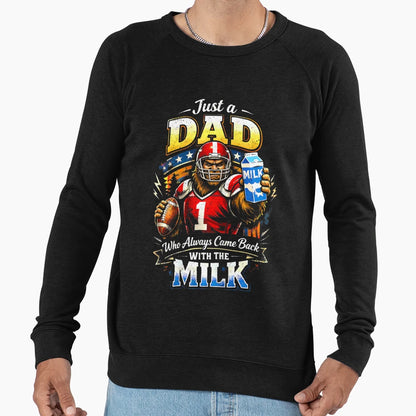 Sasquatch Football Dad Who Always Sweatshirt - Novelty Apparel Men Women - T-Shirt, Sweatshirt, Hoodie