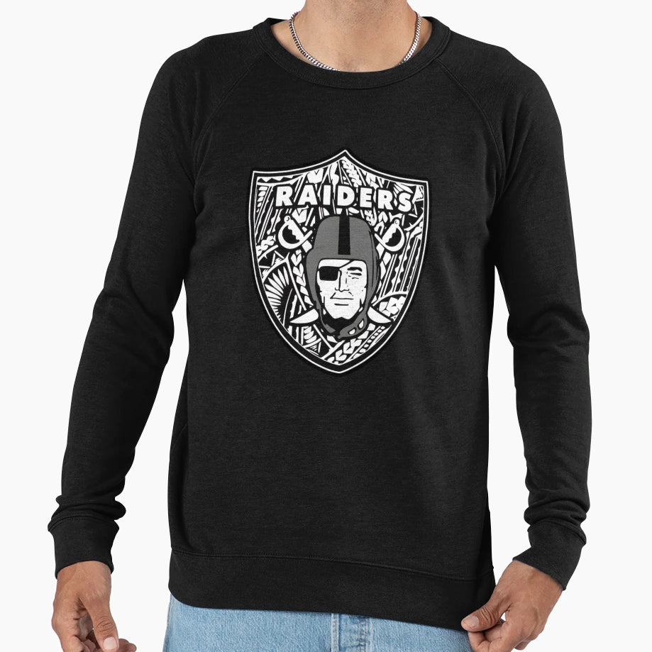 Raiders Shield Sweatshirt - Fun Novelty Design for Adults - T-Shirt, Sweatshirt, Hoodie