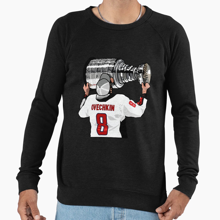 Alex Ovechkin Sweatshirt - Casual Everyday Wear for Adults - T-Shirt, Sweatshirt, Hoodie