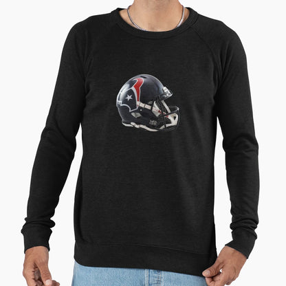 Helmet Texans Icon Sweatshirt - Novelty Apparel for Adults - T-Shirt, Sweatshirt, Hoodie