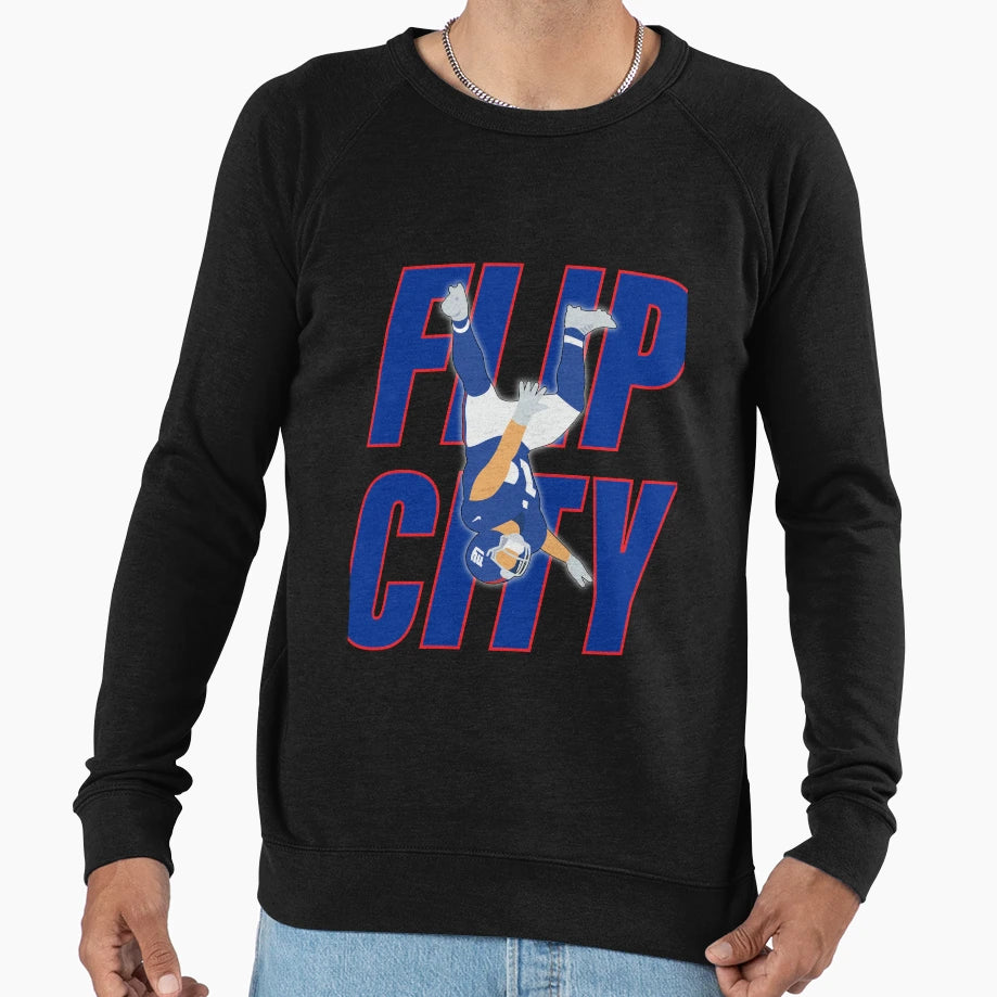 Cam Skattebo Flip City Ny Giants Sweatshirt - Unique Graphic Unisex - T-Shirt, Sweatshirt, Hoodie