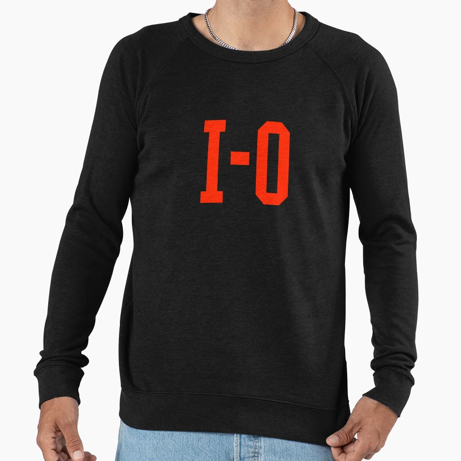 Scarlet Half I O O H I O Ohio Sweatshirt - Casual Everyday Wear Men Women - T-Shirt, Sweatshirt, Hoodie
