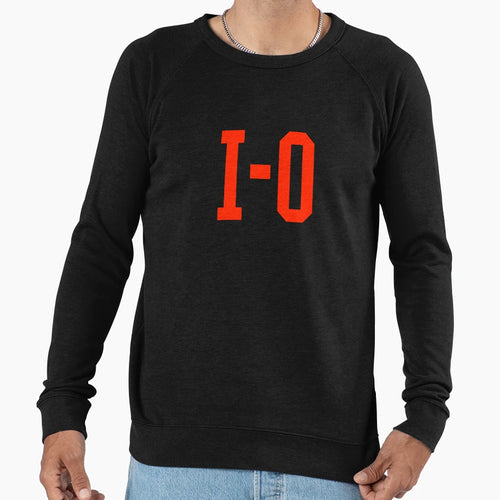 Scarlet Half I O O H I O Ohio Sweatshirt - Casual Everyday Wear Men Women - T-Shirt, Sweatshirt, Hoodie