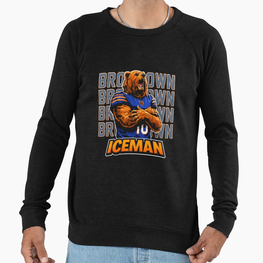 Bear Down Iceman Chicago Bears Sweatshirt - Unique Graphic Men Women - T-Shirt, Sweatshirt, Hoodie