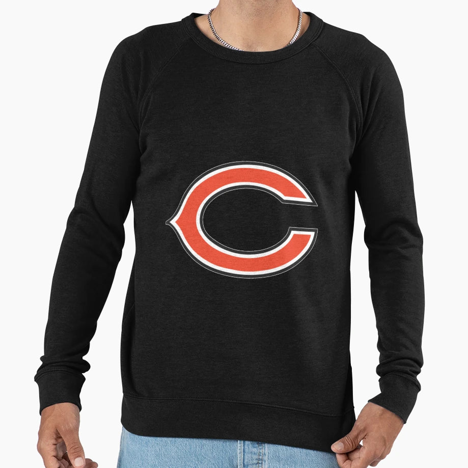 Chicago Bears Logo Sweatshirt - Fun Novelty Design Men Women - T-Shirt, Sweatshirt, Hoodie