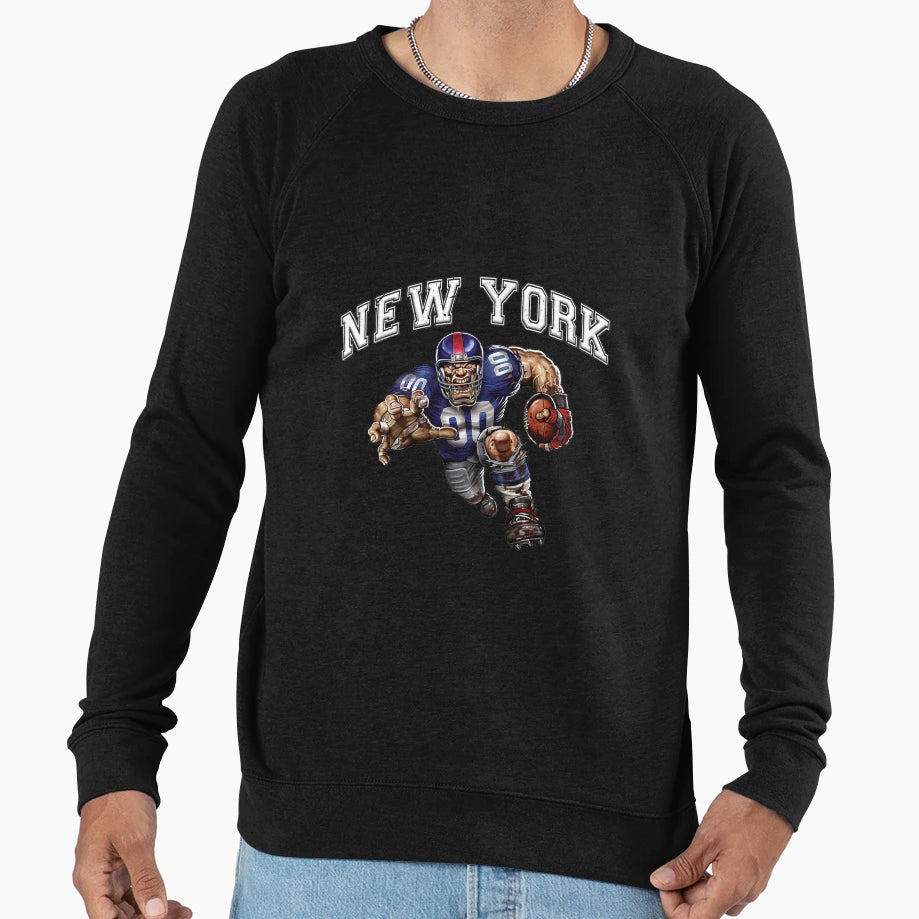 New York Football Sweatshirt - Novelty Apparel Unisex - T-Shirt, Sweatshirt, Hoodie