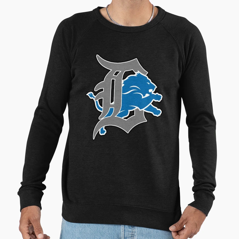 Detroit Lions Sweatshirt - Graphic Print Unisex - T-Shirt, Sweatshirt, Hoodie