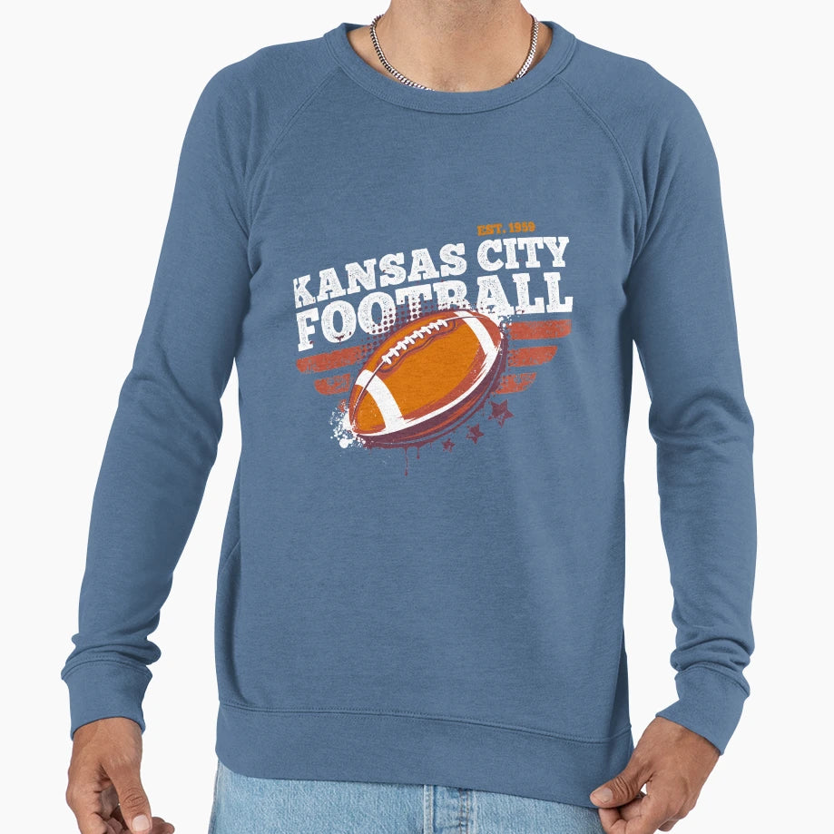 Kansas City Football Kc Football Sweatshirt - Novelty Apparel for Adults - T-Shirt, Sweatshirt, Hoodie