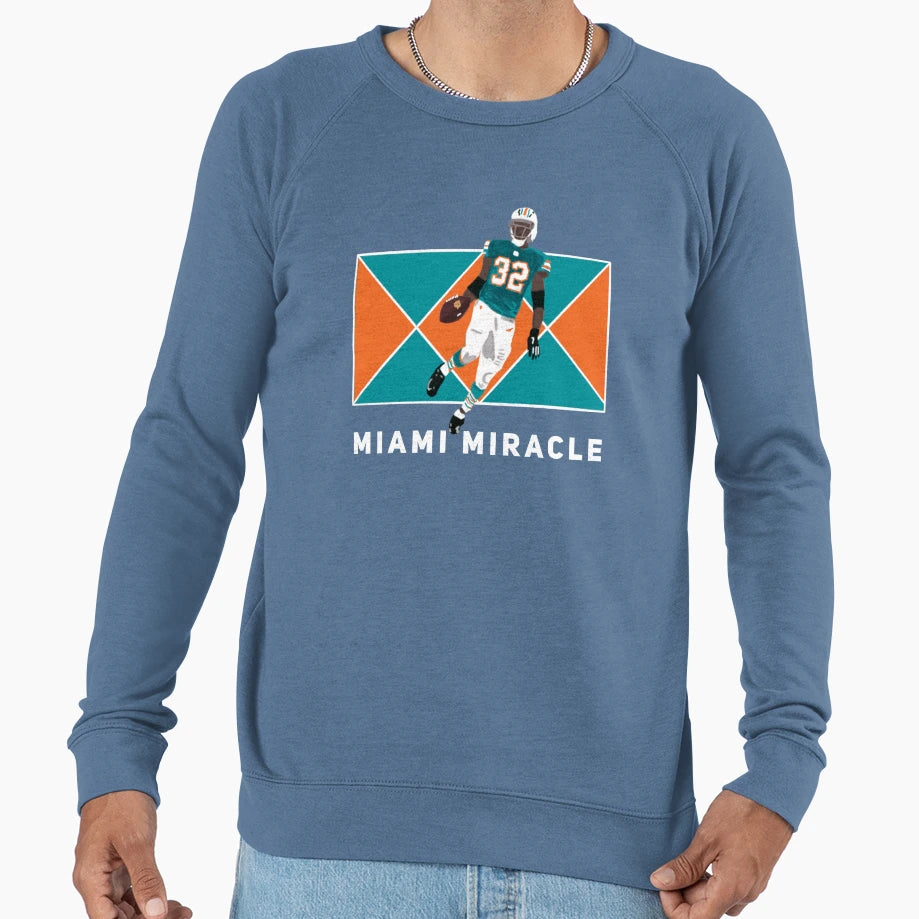 Miami Miracle Sweatshirt - Custom Art Print for Adults - T-Shirt, Sweatshirt, Hoodie