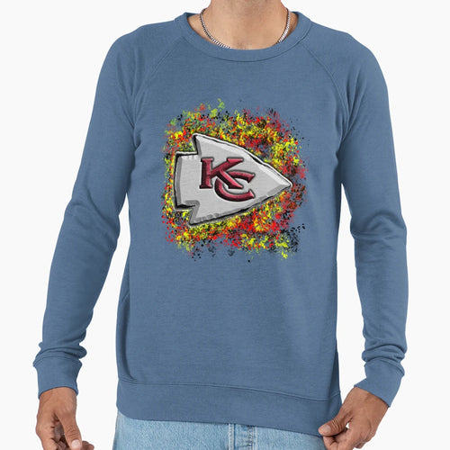 Revamped Kansas City Chiefs Logo Sweatshirt - Fun Novelty Design Men Women - T-Shirt, Sweatshirt, Hoodie